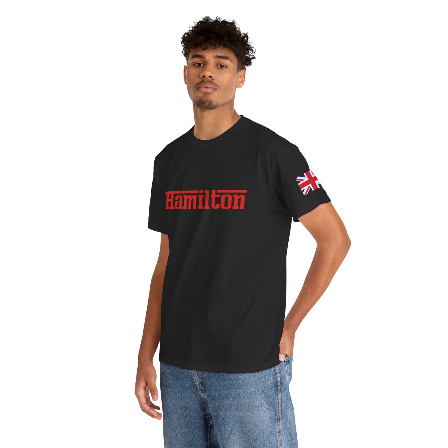 Hamilton Ferrari Tee, Hamilton Tee, Racing Tee, Formula 1 Shirt, F1 shirt, Motorsport Apparel, Lewis Hamilton Fan Gift, Grand Prix T-Shirt,