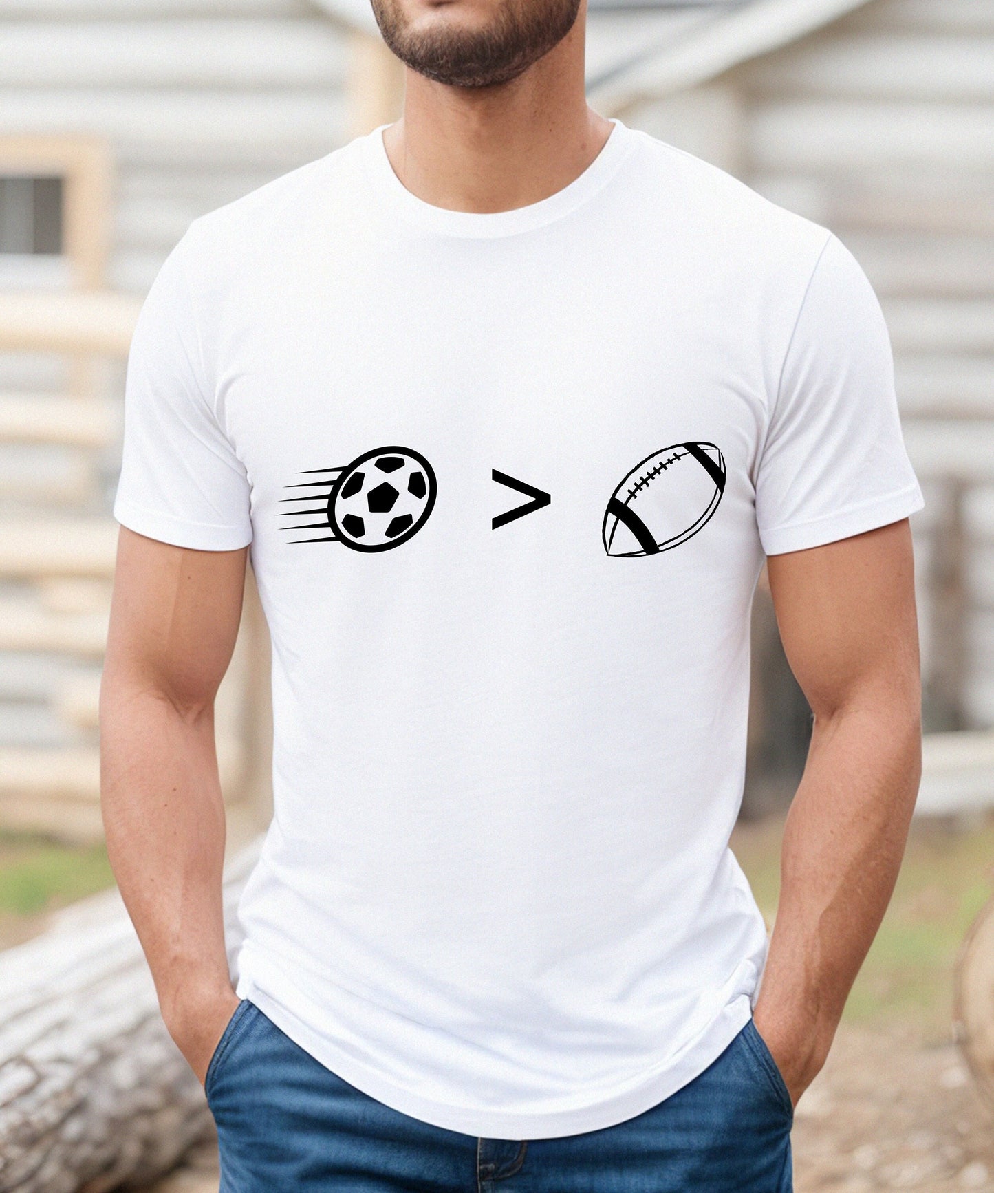 Soccer shirt, soccer is better, soccer greater than football, futbol shirt, futbol is better, futbol greater than football,