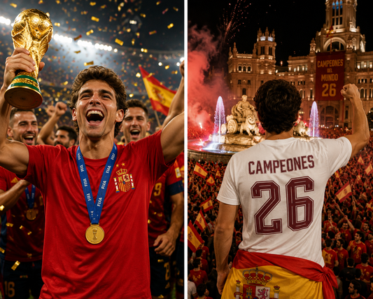 Spain World Cup Champions 2026, España Campeones del Mundo, World Cup, 2 stars