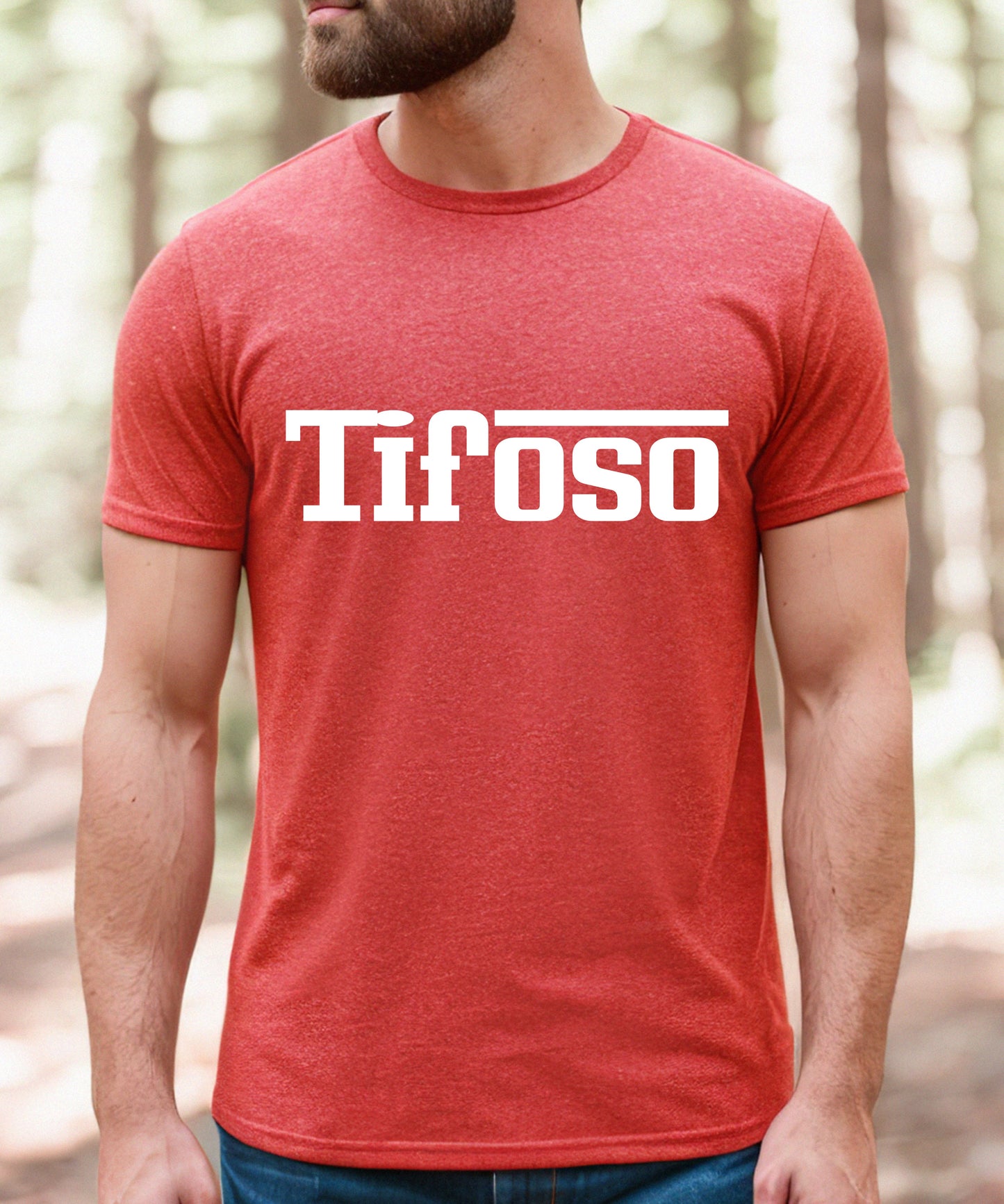 Tifoso Shirt, Racing shirt, Ferrari style shirt, fan shirt, f1 shirt, formula 1 shirt, car racing shirt, racing fan gift, Ferrari gift