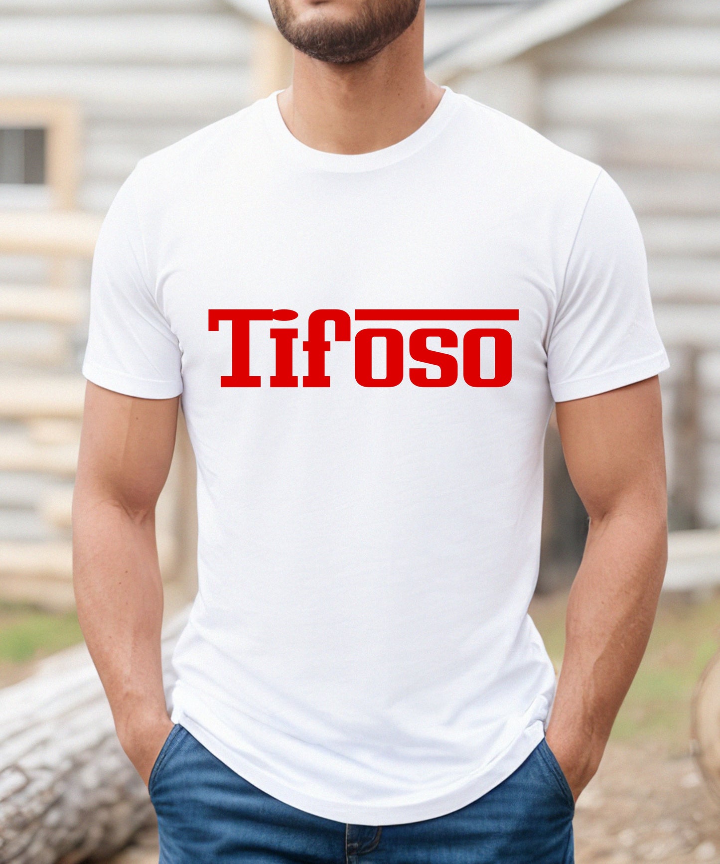 Tifoso Shirt, Racing shirt, Ferrari style shirt, fan shirt, f1 shirt, formula 1 shirt, car racing shirt, racing fan gift, Ferrari gift