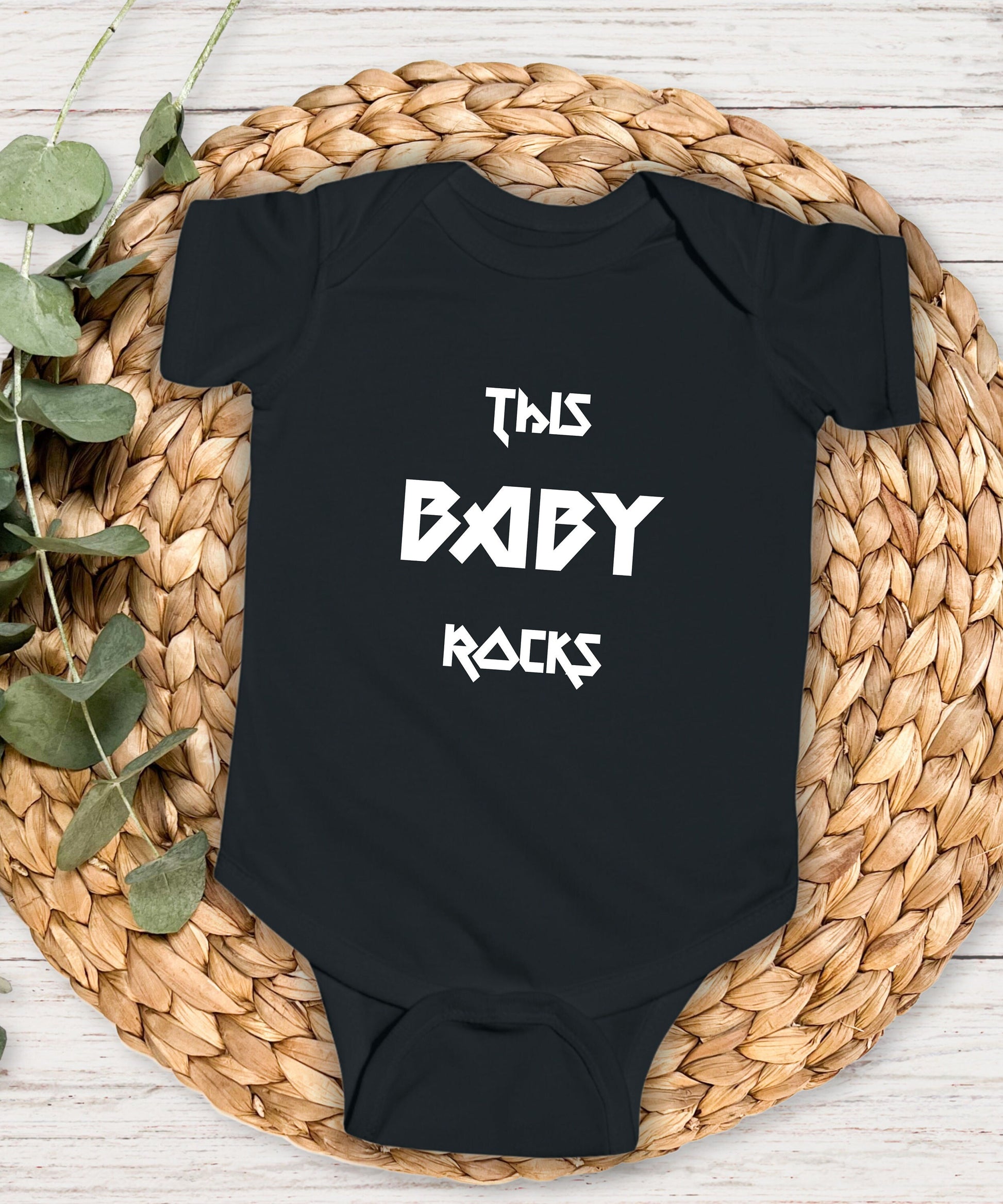 This Baby Rocks, Rock onesie, baby onesie, baby gift, Infant Fine Jersey Bodysuit