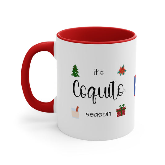 Coquito Coffee Mug, Christmas mug, Coquito, it's coquito season, Navidad, Navidades, , cozy season, cozy weather